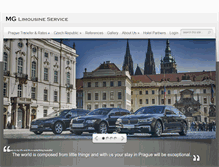 Tablet Screenshot of mg-limousine-service.com